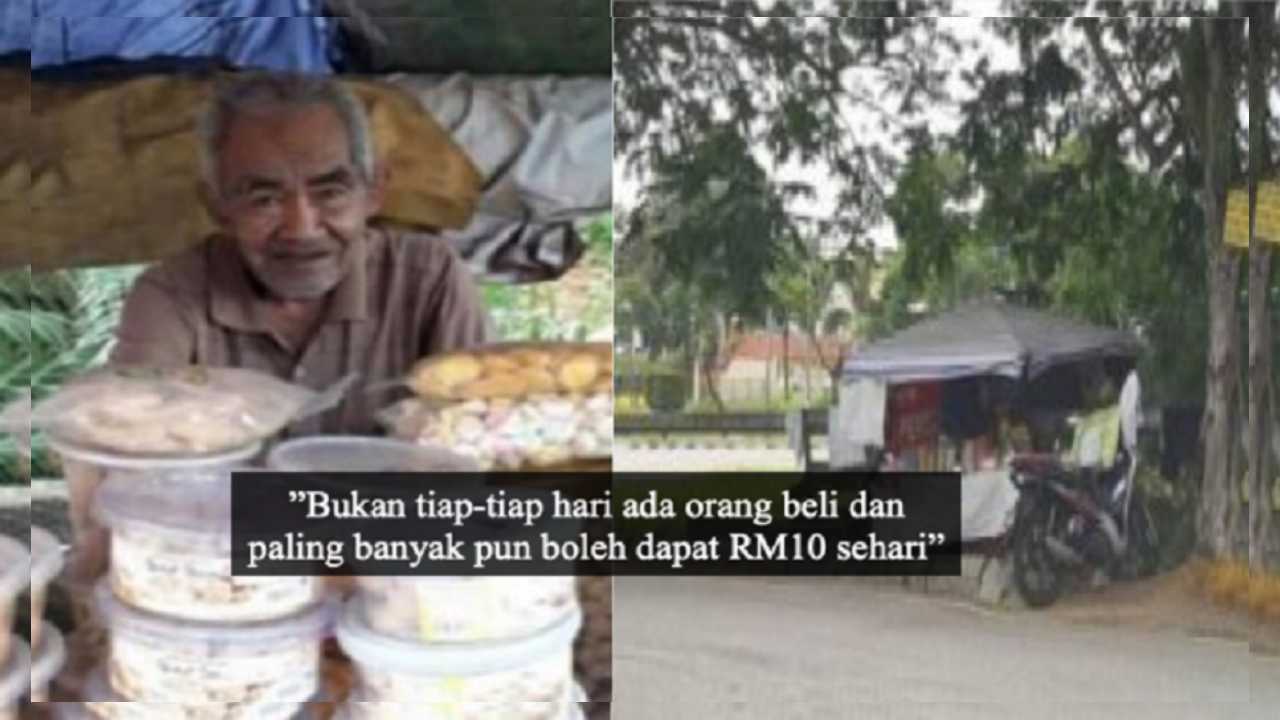 VIDEO-Warga-Emas-Gigih-Jual-Kuih-Walaupun-Dapat-Untung-Hanya-RM5-Sehari-Untuk-Sara-Isteri-Dan-Seorang-Anak-Kelainan-Upaya-1
