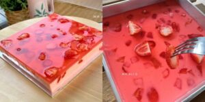 resipi-puding-strawberry-